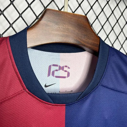 24-25 Barcelona Home Soccer Jersey Without Spofity Text