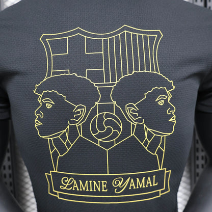 Barcelona Lamin Yamal commemorative black 304 POLO Shirt 24-25