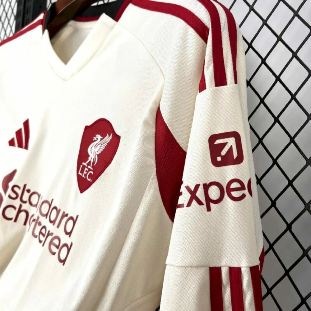 2025-26 Liverpool Away Long Sleeves Jersey