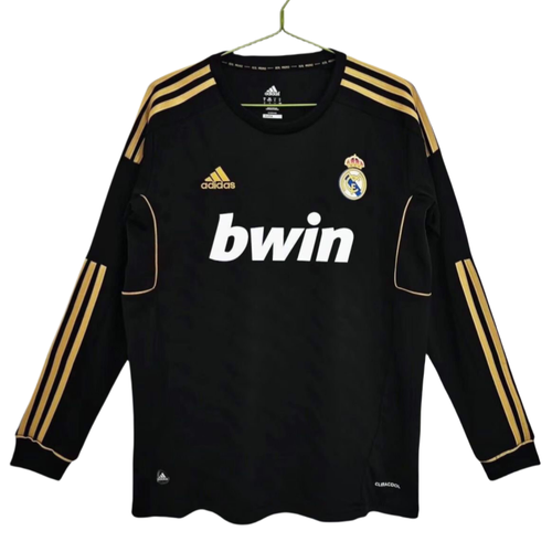 Real Madrid Retro Jersey Away Long Sleeve Shirt 2011-12