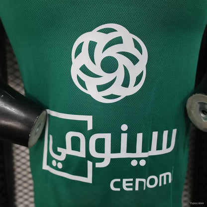 Player Version 25-26 Al-Ahli Away Green Jersey