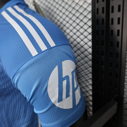 Player Version 25-26 Real Madrid Blue Goalkeeper Jersey