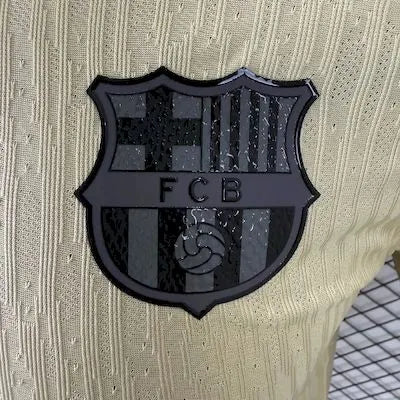 Barcelona 2025-26 Away Long Sleeves Jersey Player Version