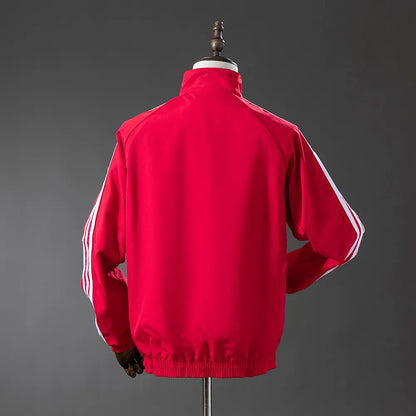 Manchester United Reversible Anthem Jacket Windbreaker - Black/Red