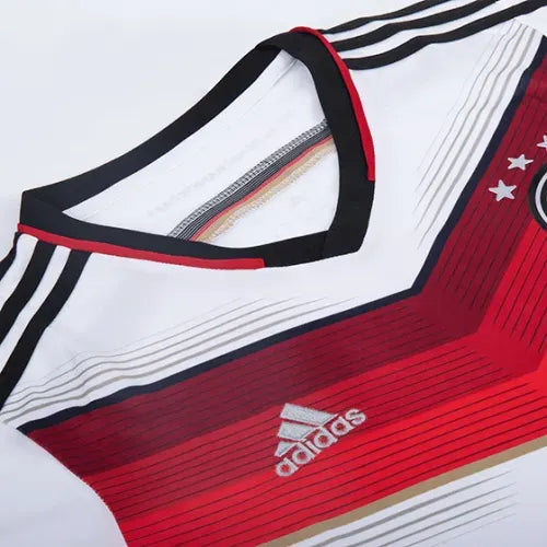 Germany 4 Star 2014 Retro Jersey Home World Cup