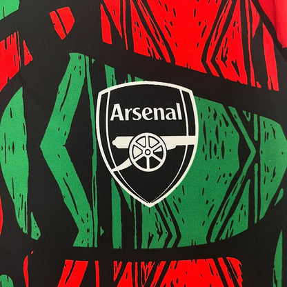 24-25 Arsenal Red&amp;Green Windbreaker Jacket Football