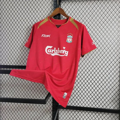 Retro Liverpool Home Football Shirt 2005/2006