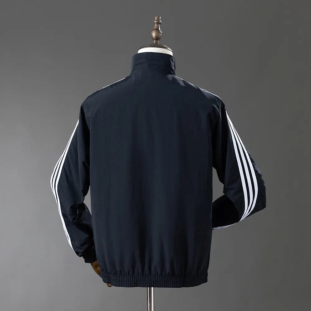 German Trench Coat Reversible Jacket Windbreaker