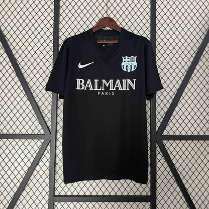 24-25 Barcelona Black Reflective Special Edition Soccer Shirt