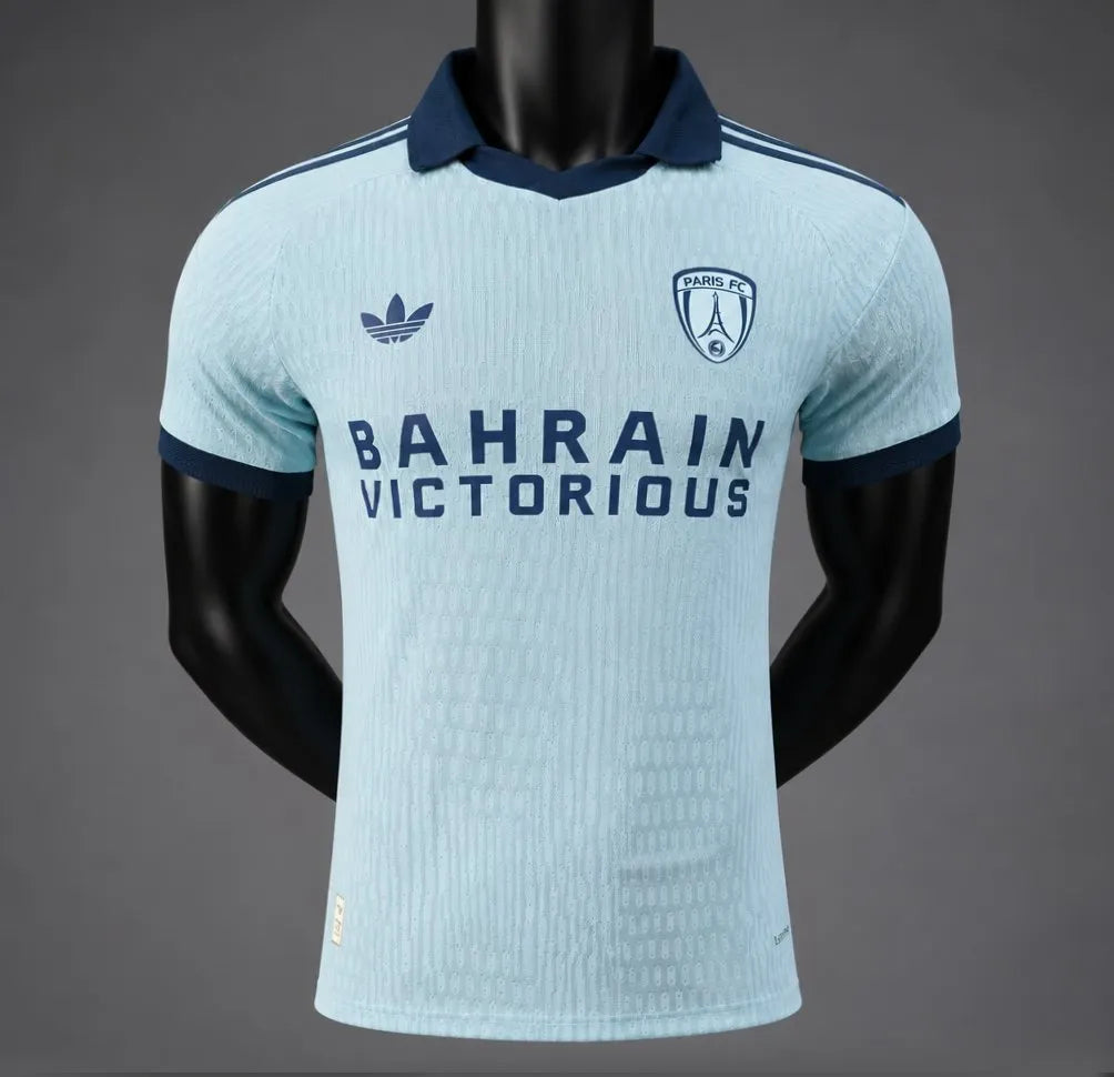Player Version 26-27 Paris FC Away Light Blue Jersey