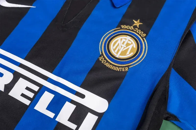 07-08 Inter Milan Retro 100th Anniversary Home Jersey