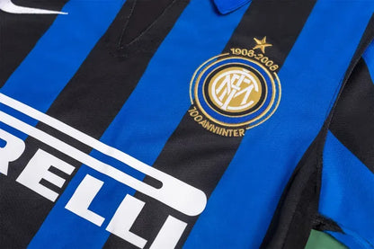 07-08 Inter Milan Retro 100th Anniversary Home Jersey
