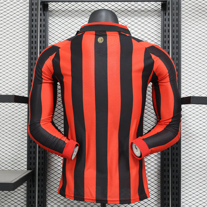 AC Milan Puma 125th Authentic Jersey 24-25 Red Long Sleeve