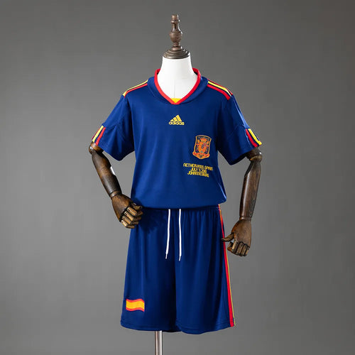 Spain 2010 Away Retro Kids Kit