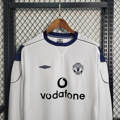 Long Sleeve Manchester United Away Football Shirt 1999/2000 Vintage