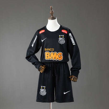 Santos 12-13 Away Retro Long Sleeve Kids Kit
