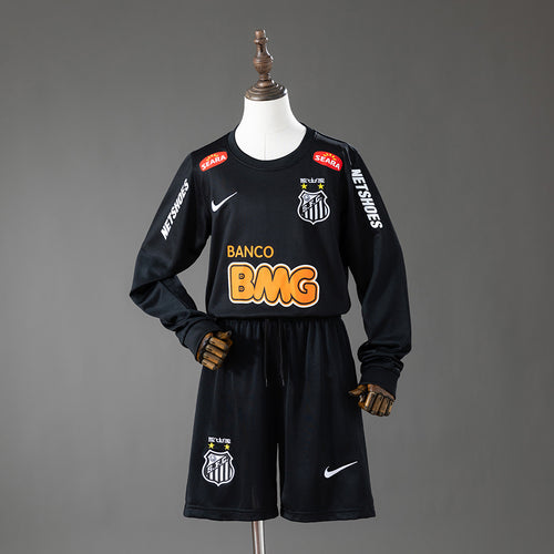 Santos 12-13 Away Retro Long Sleeve Kids Kit