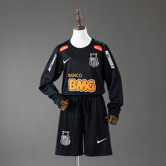 Santos 12-13 Away Retro Long Sleeve Kids Kit