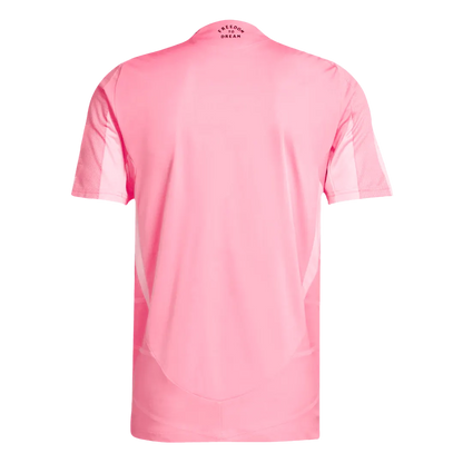 Inter Miami CF Home Pink Soccer Jersey Player Version Shirt 2025-26