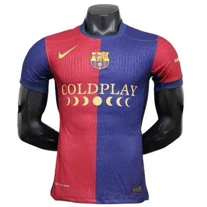 24-25 Barcelona Home COLDPLAY Player Edition Shirt Football Jersey