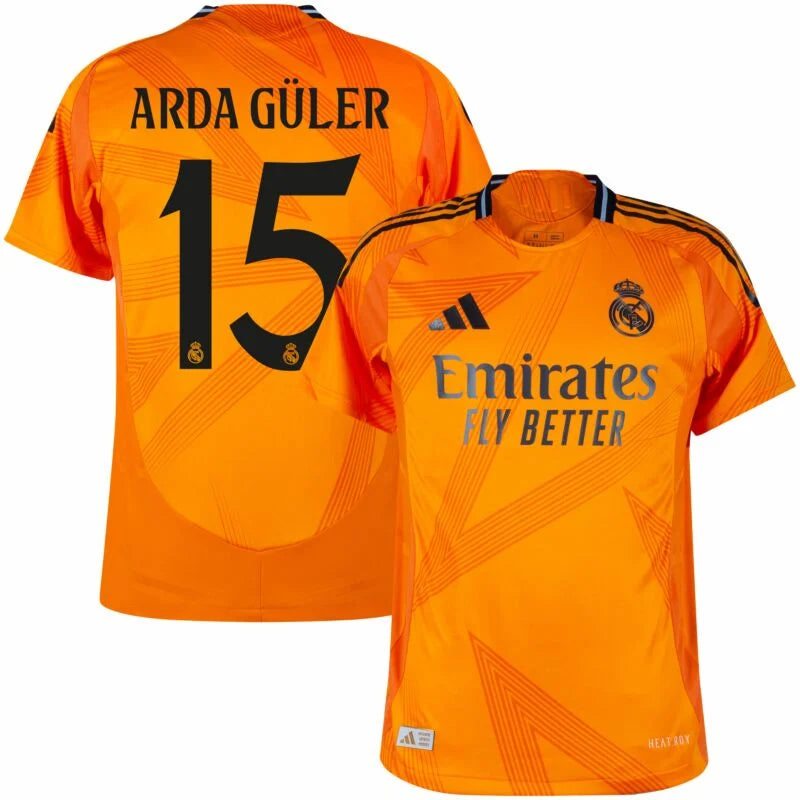 Real Madrid Arda Gũler 15 Away Shirt 2024-2025 Size：S-4XL