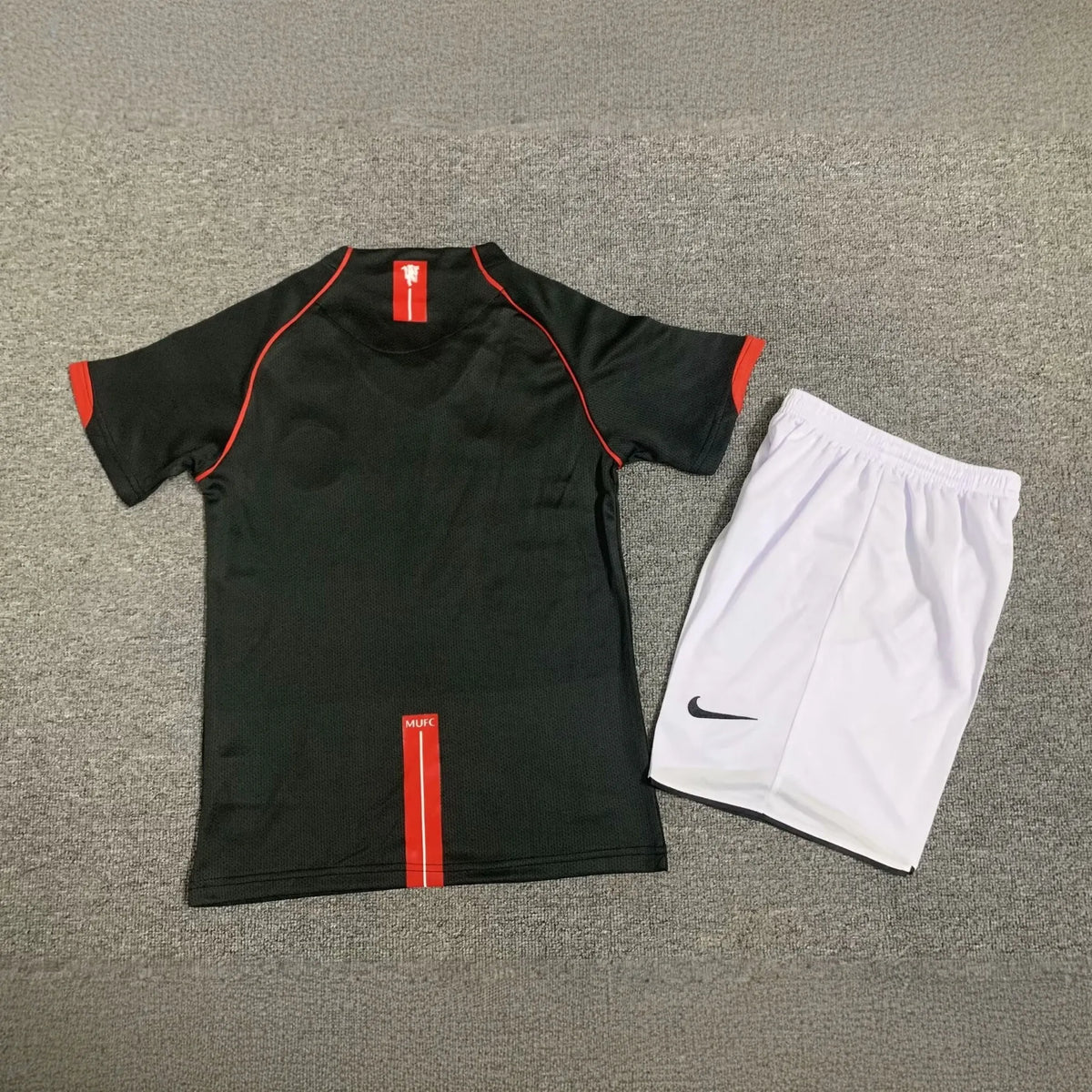 Manchester United 07-08 Away Retro Kids Kits Children Sets Football Jerseys