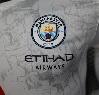 Player Version 25-26 Manchester City Away Long Sleeve Jersey