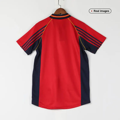 1998 Spain Nation Retro Jersey Home World Cup