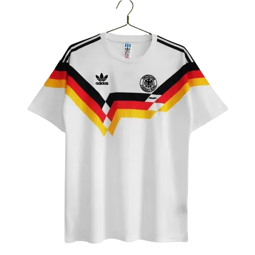 West Germany 1990 Retro Jersey Home World Cup
