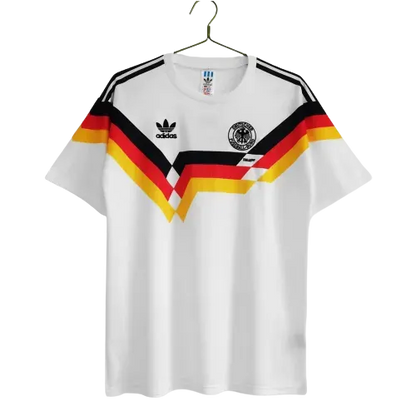 West Germany 1990 Retro Jersey Home World Cup