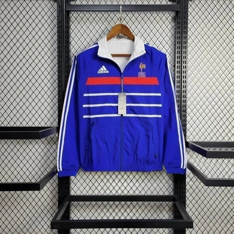 2024 France Reversible Windbreaker Football Shirt