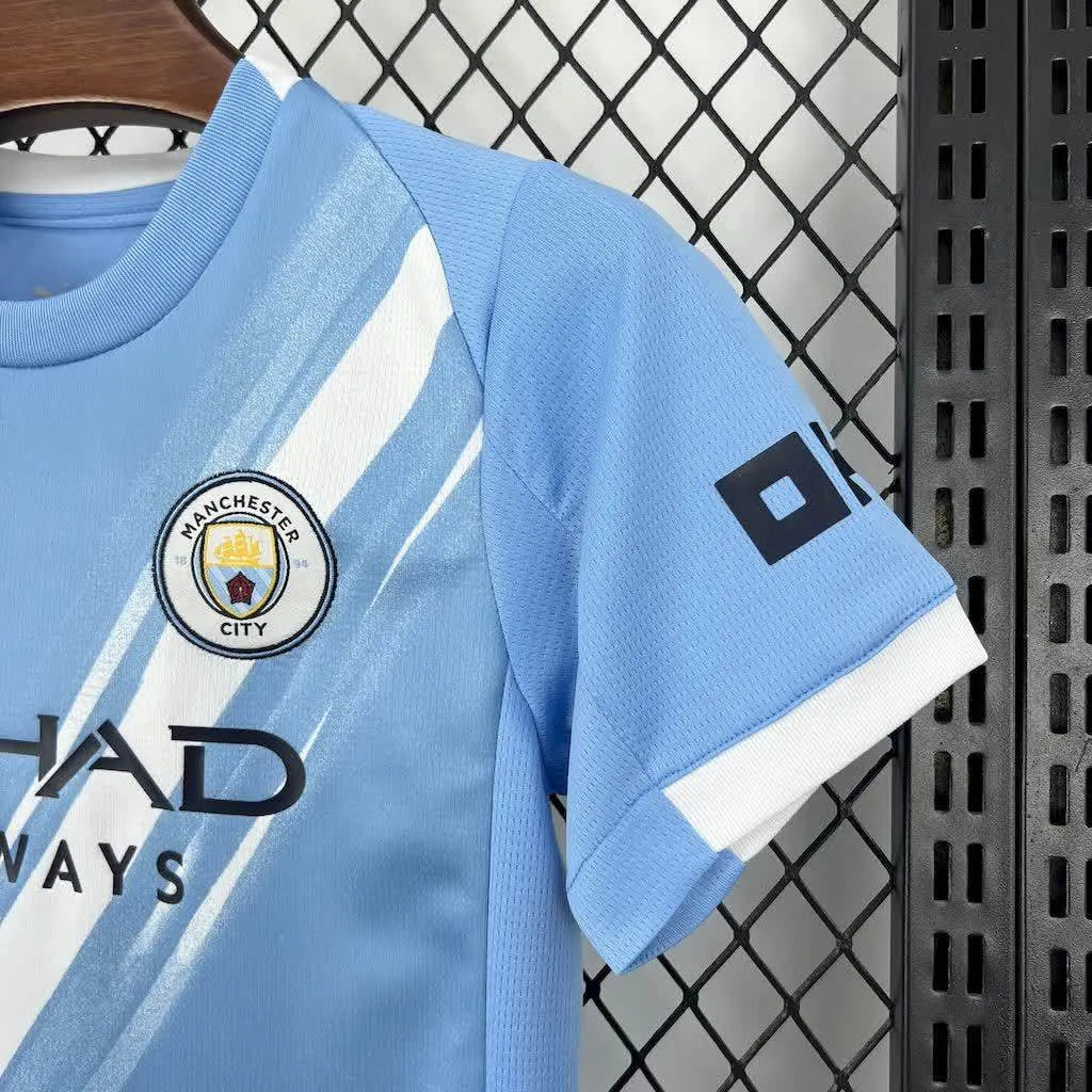 25-26 Kids Manchester City Home Jersey