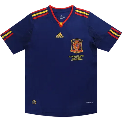 2010 Spain Nation Retro Jersey Away World Cup Final