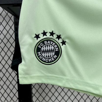 Bayern Munich 2025-26 Green Goalkeeper Kids Kit