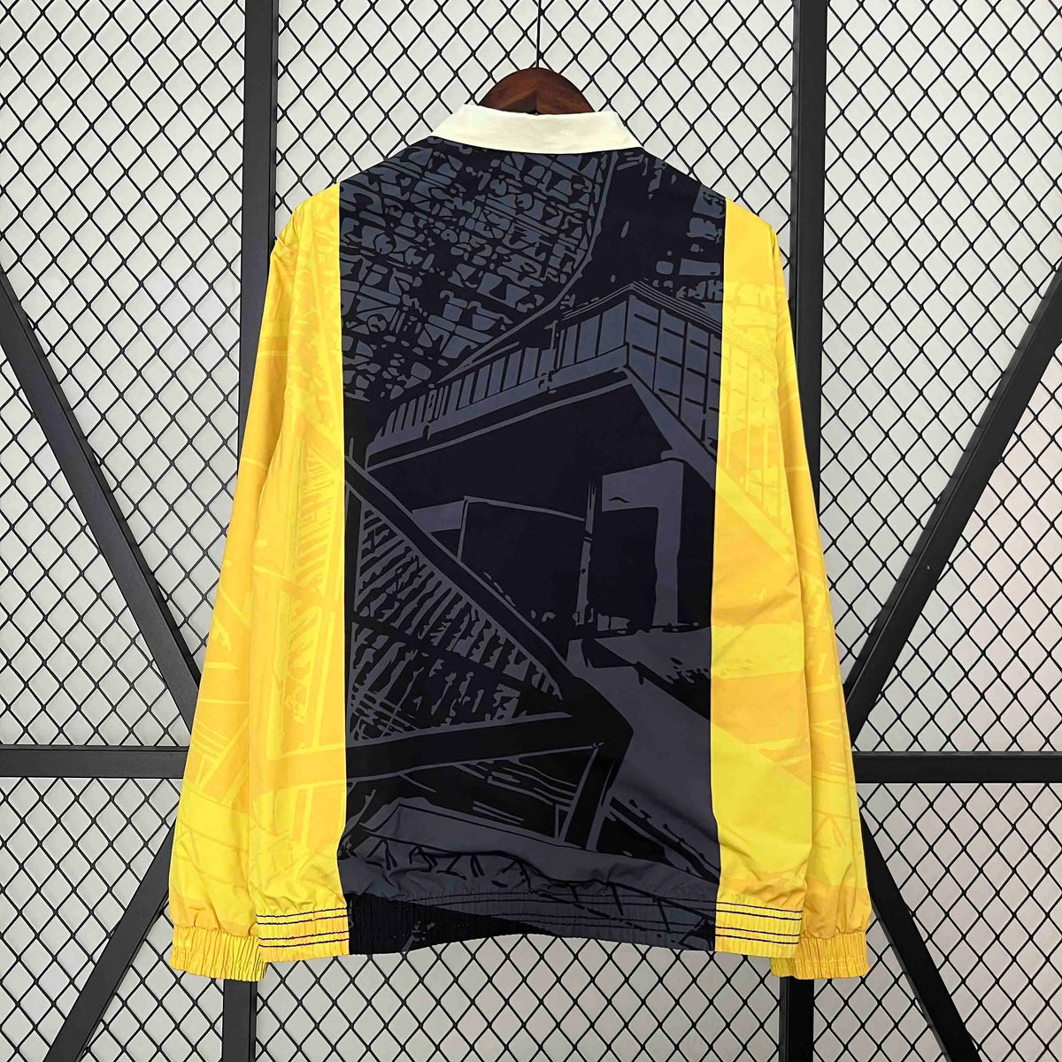 2024 Dortmund Trench Coat Reversible Windbreaker Double-Sides Jacket Sport