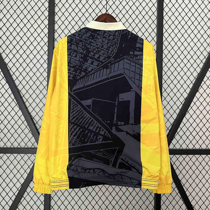 2024 Dortmund Trench Coat Reversible Windbreaker Double-Sides Jacket Sport