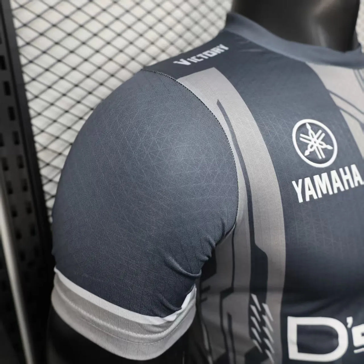 Player Version 25-26 Olympique de Marseille Grey with Geometric Stripes Jersey