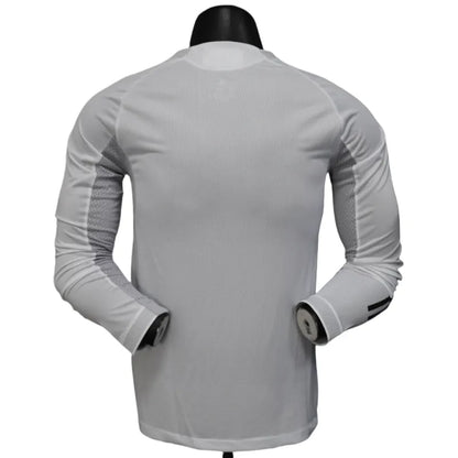 Real Madrid Home Soccer Jersey Player Version Shirt Long Sleeve 25-26