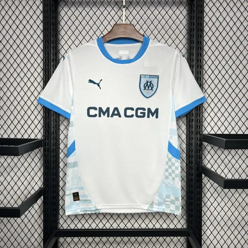 24-25 Marseilles Home Soccer Jersey