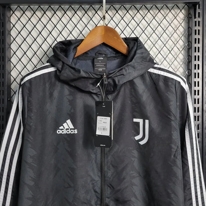 2023/2024 Juventus Windbreaker Black Football Shirt