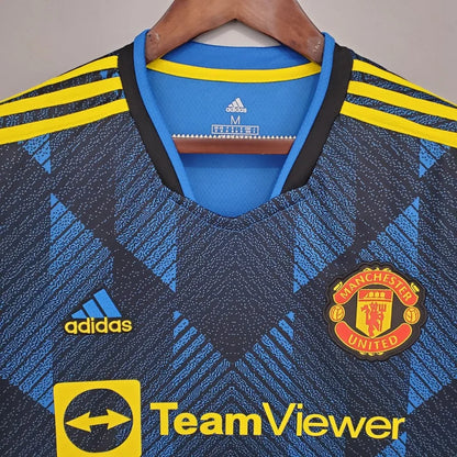Retro Manchester United Third Away Football Shirt 2021/2022