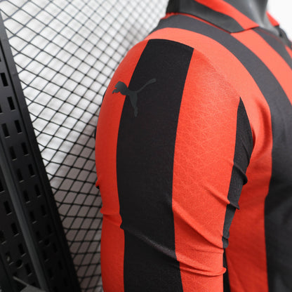 AC Milan Puma 125th Authentic Jersey 24-25 Red Long Sleeve