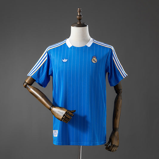 Real Madrid Terrace Icons T-Shirt Blue
