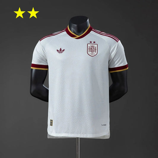 Mens Spain 2026 World Cup Away Jersey Player Version (Champion 2-Star Version)