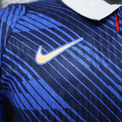 Player Version 2026 France Home Long Sleeve Jersey
