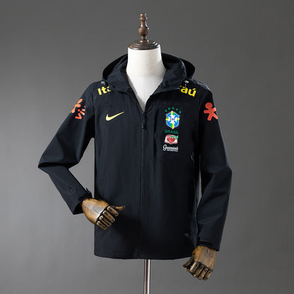 Brazil Windproof Jacket - Black