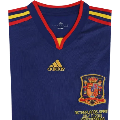 2010 Spain Nation Retro Jersey Away World Cup Final