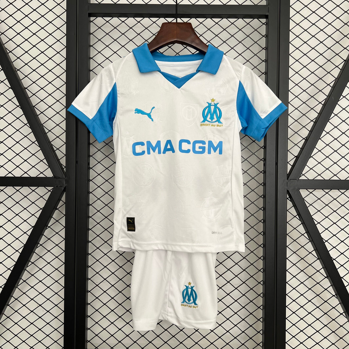 25-26 Kids Olympique Marseille Home Jersey