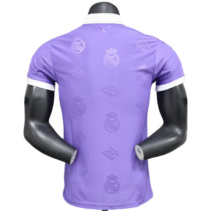 Real Madrid Men's Polo Shirt Purple 25-26