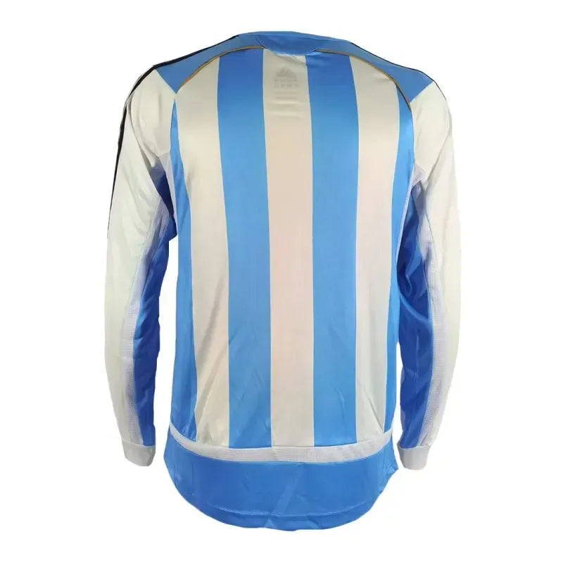 Retro Argentina World Cup 2006 Home Long Sleeve Jersey